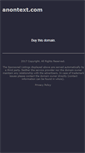 Mobile Screenshot of anontext.com